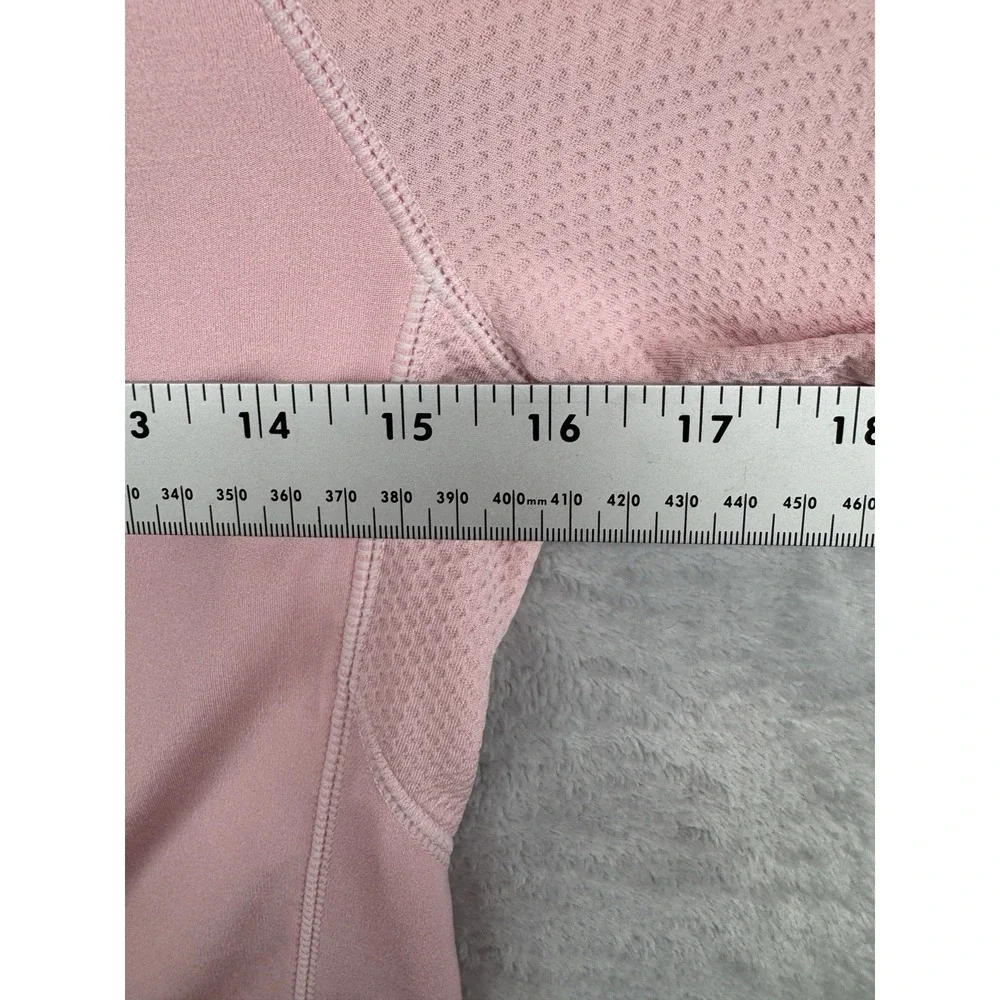 Polo Ralph Lauren Spring Island Golf 1/4 Zip Pink Peformance Long Sleeve Girls L